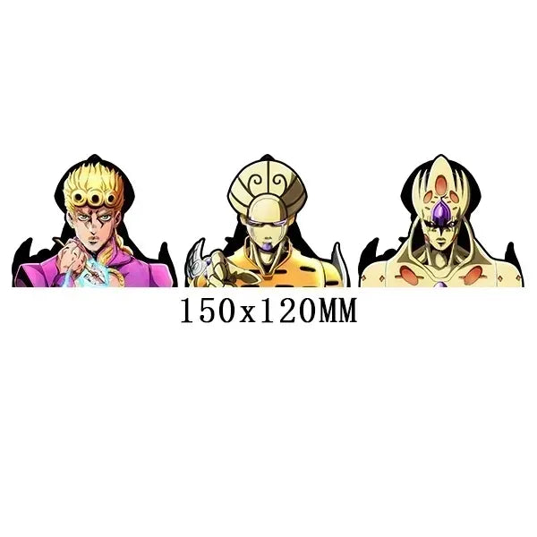 JoJo's Bizarre Adventure 'Giorno Giovanna' Vinyl Car 3D Motion Sticker