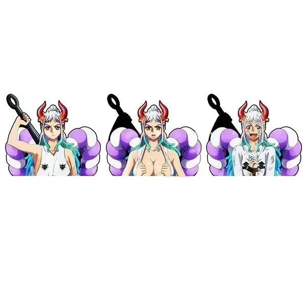 One Piece 'Yamato | Kanabo Mace' Vinyl Car 3D Motion Sticker