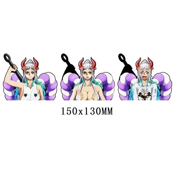 One Piece 'Yamato | Kanabo Mace' Vinyl Car 3D Motion Sticker