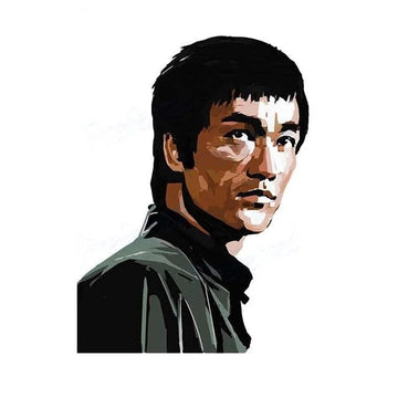 Bruce Lee 'Serious' Vinyl Car Sticker
