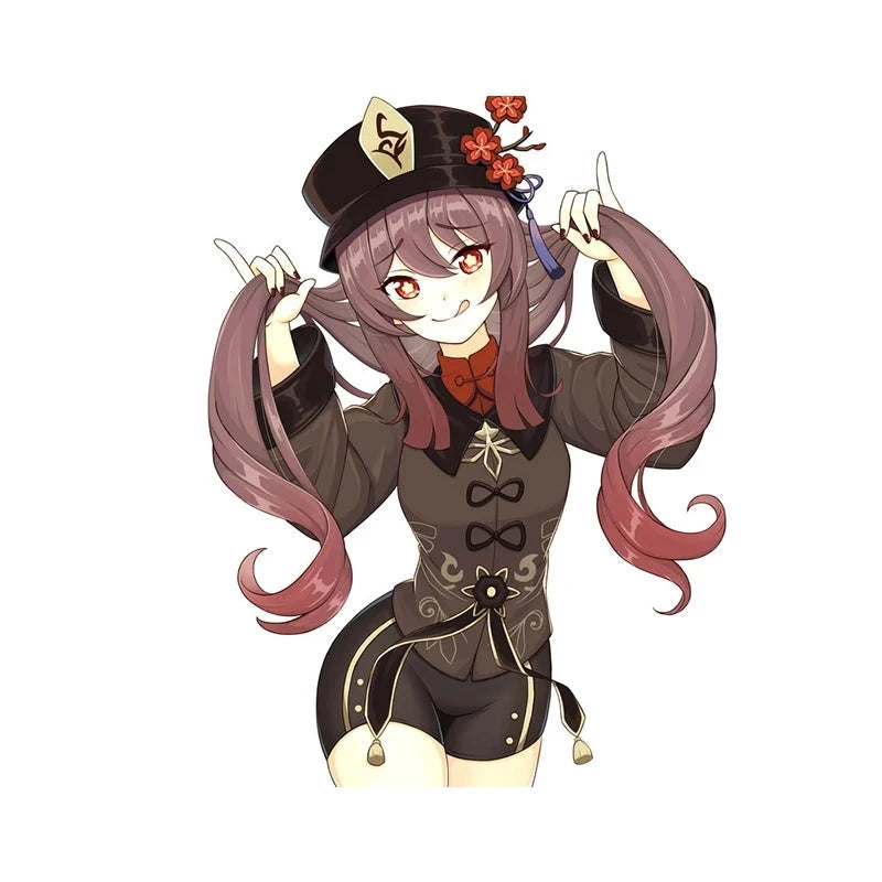 Genshin Impact 'Hu Tao | Posing' Vinyl Car Sticker