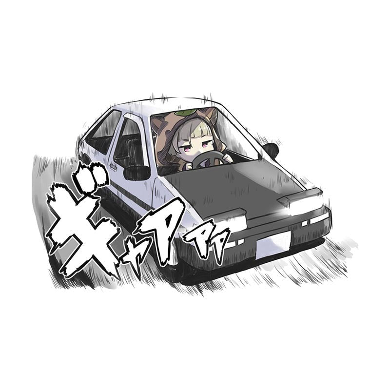 Genshin Impact 'Sayu | Driving' Vinyl Car Sticker