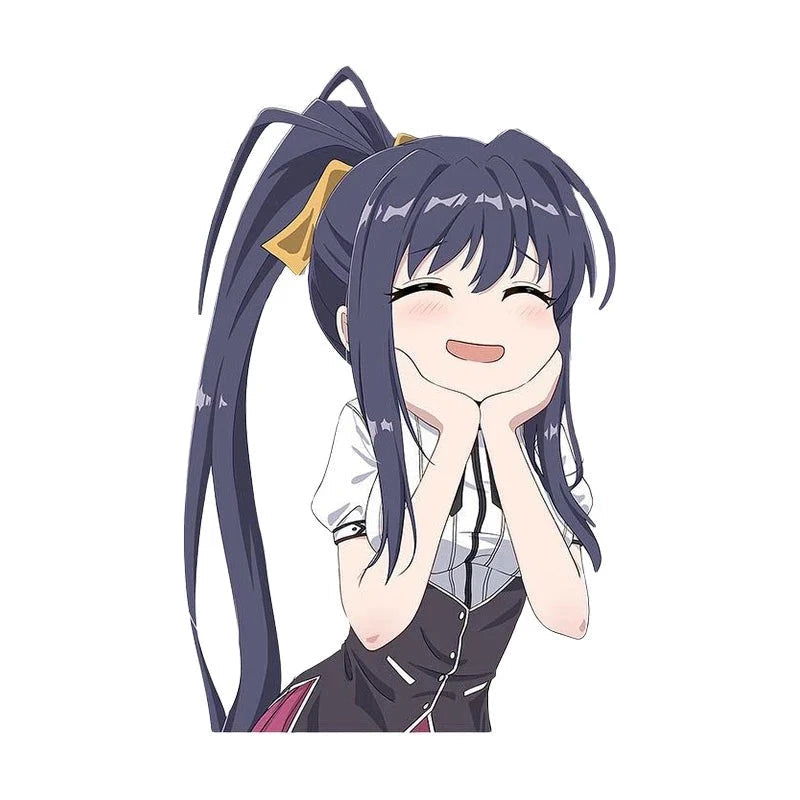 High School DxD 'Akeno Himejima | Blushed' Vinyl Car Sticker