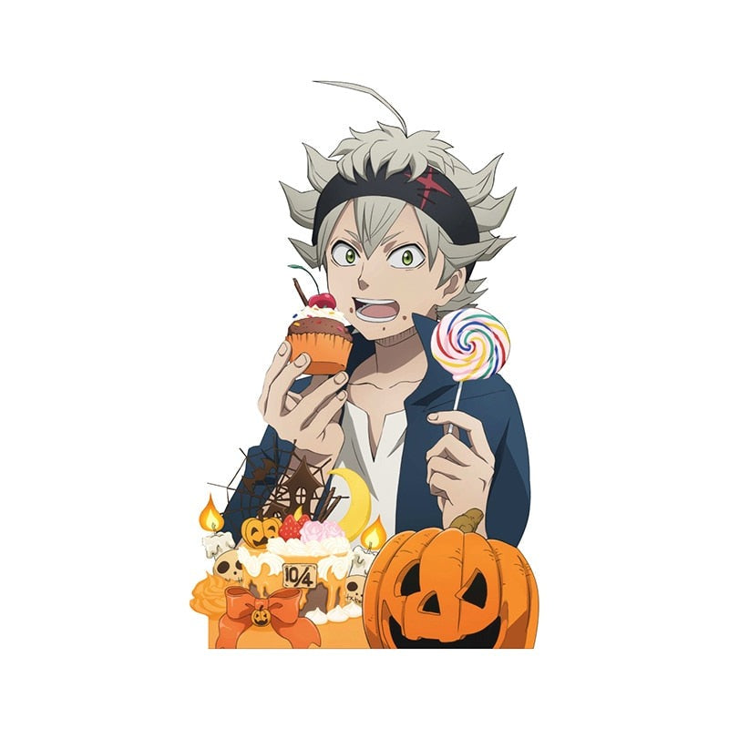 Black Clover 'Asta | Halloween Sweet Treats' Vinyl Car Sticker