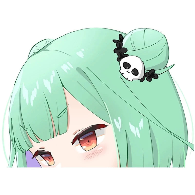 Virtual YouTuber 'Uruha Rushia | Side View' Vinyl Car Peeker Sticker
