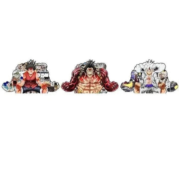 One Piece 'Luffy | Gear 4 And 5 Form' Vinyl Car 3D Motion Sticker