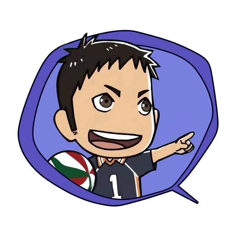 Haikyuu!! 'Daichi Sawamura | Comic Bubble' Vinyl Car Sticker