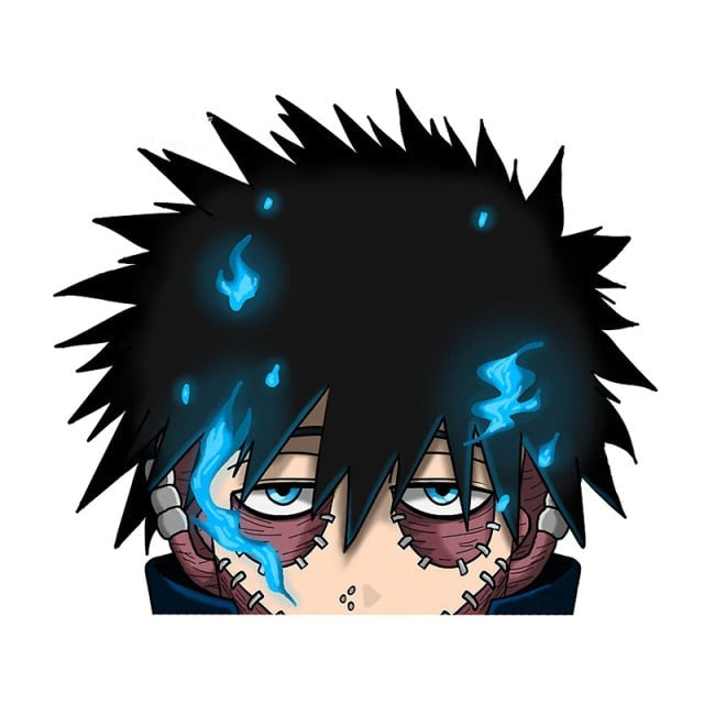 My Hero Academia 'Dabi | Flaming Face' Vinyl Car Peeker Sticker