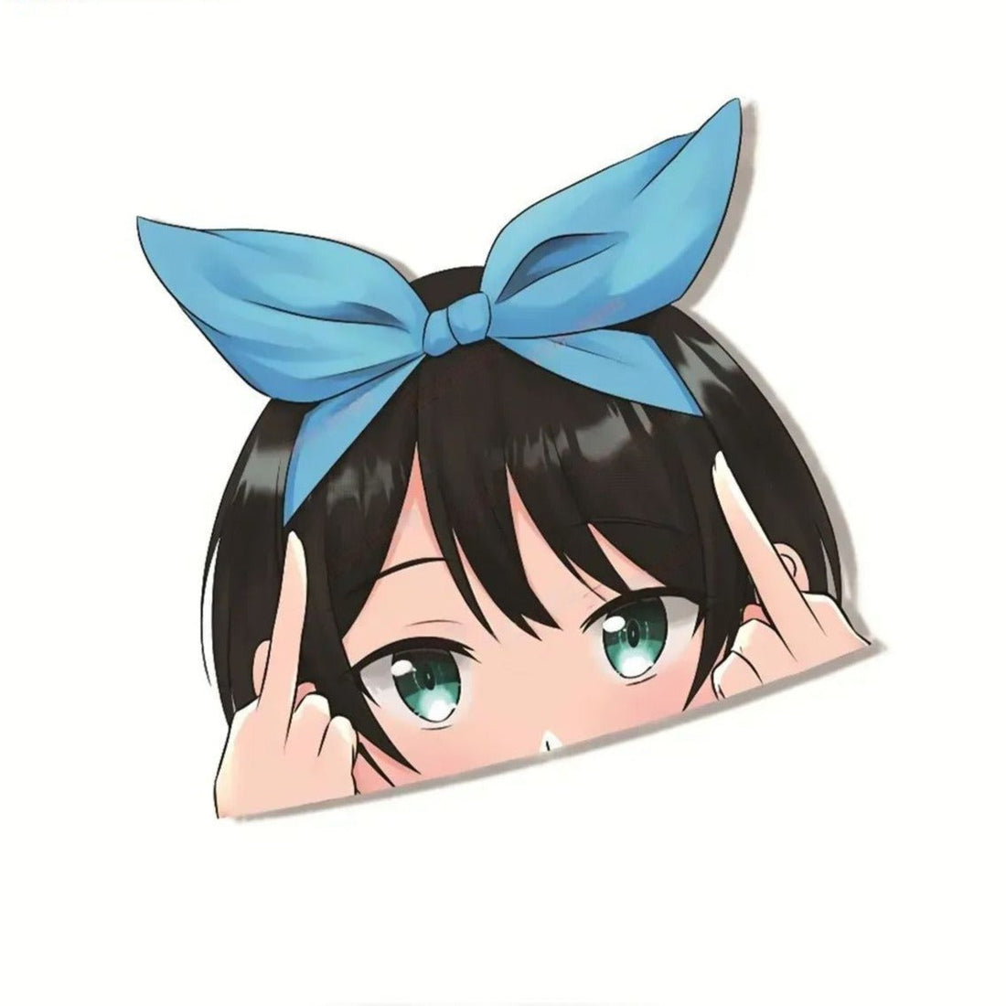 Rent-A-Girlfriend 'Ruka Sarashina | F U' Vinyl Car Peeker Sticker