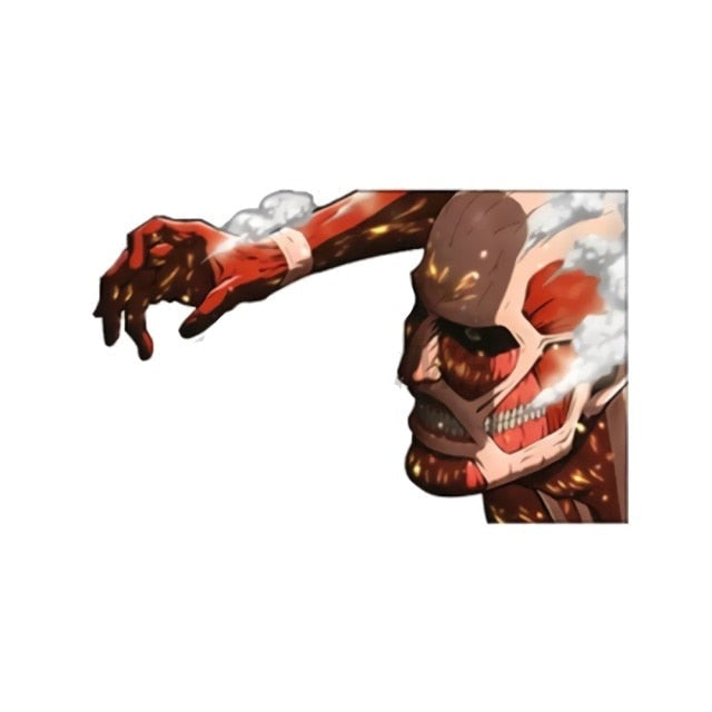 Attack on Titan 'Colossal Titan | Attacking' Vinyl Car Sticker