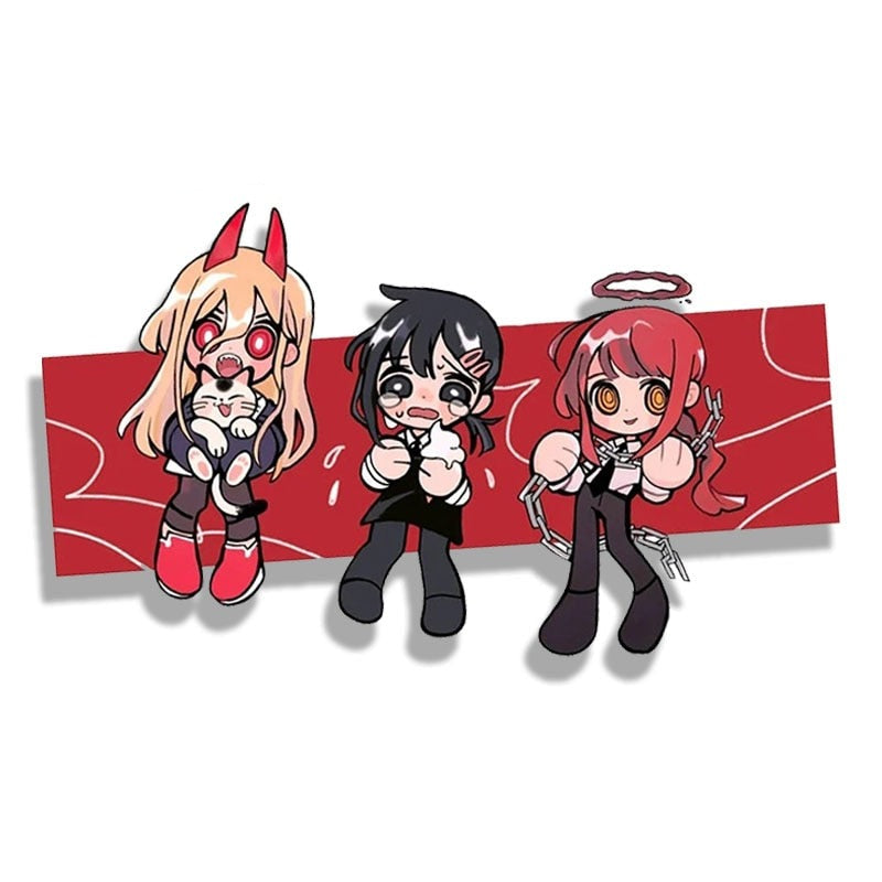 Chainsaw Man 'Power | Kobeni Higashiyama | Makima' Vinyl Car Sticker