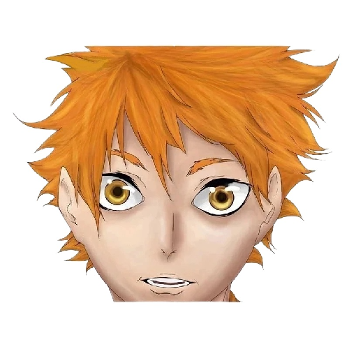 Haikyuu!! 'Shoyo Hinata | Shocked' Vinyl Car Peeker Sticker