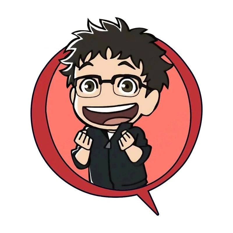 Haikyuu!! 'Ittetsu Takeda | Comic Bubble' Vinyl Car Sticker