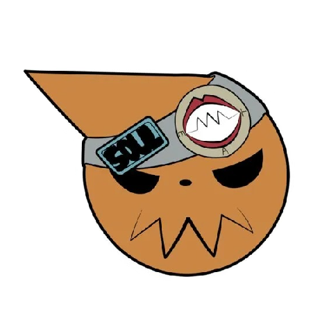 Soul Eater Logo 'Soul Evans Headband' Vinyl Car Sticker