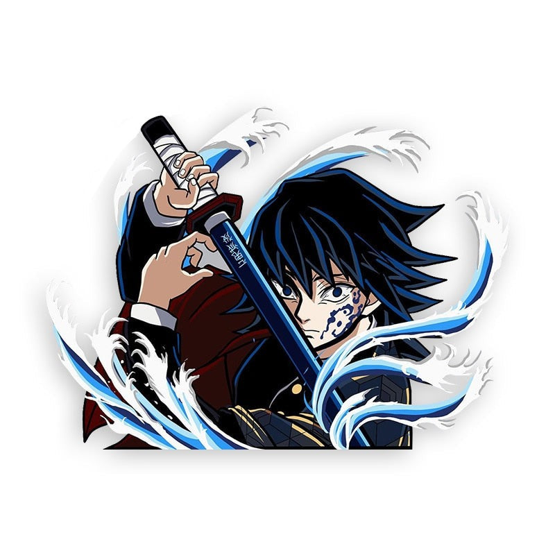 Demon Slayer 'Giyu Tomioka | Wielding Water Nichirin' Vinyl Car Sticker