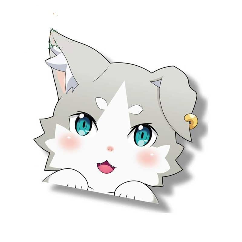 Re:Zero 'Blushing Puck' Vinyl Car Peeker Sticker