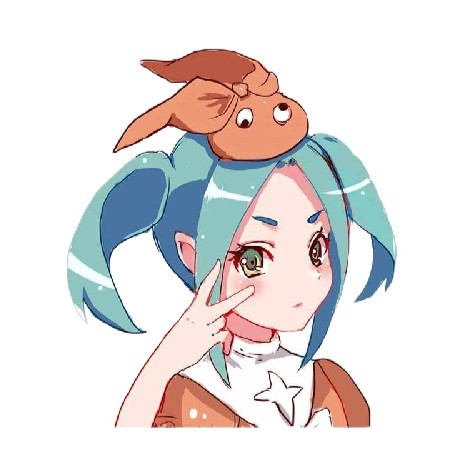 Monogatari Series 'Yotsugi | Peace Sign' Vinyl Car Peeker Sticker