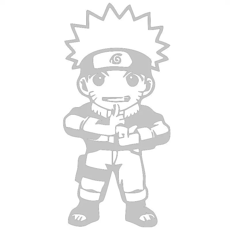 Naruto 'Ninja Technique Hand Sign' Vinyl Car Sticker