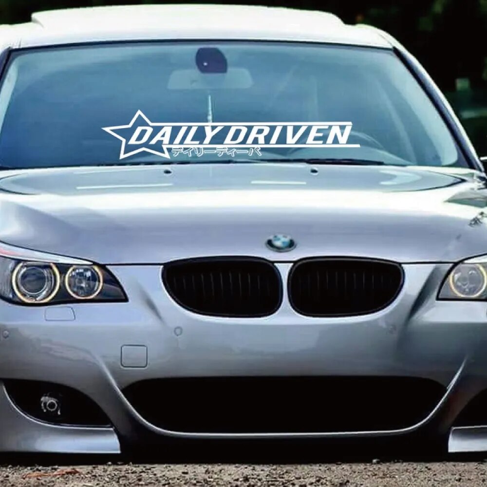 Cool 'Daily Driven' Vinyl Car Stickers