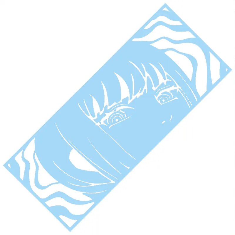 Chainsaw Man 'Makima | Spiral Eyes' Vinyl Car Peeker Sticker