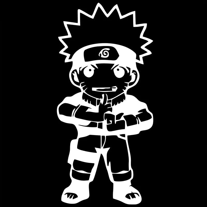 Naruto 'Ninja Technique Hand Sign' Vinyl Car Sticker