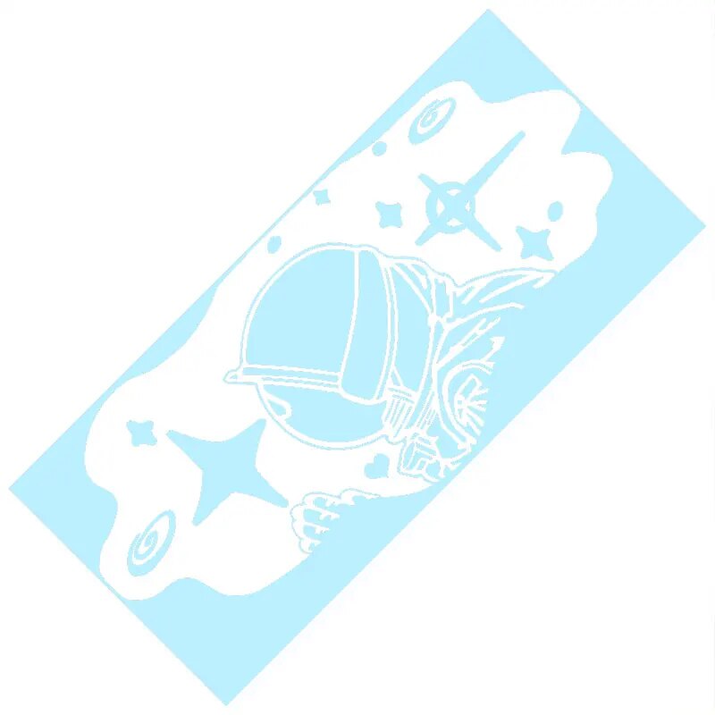 Space 'Astronaut | Praying' Vinyl Car Sticker