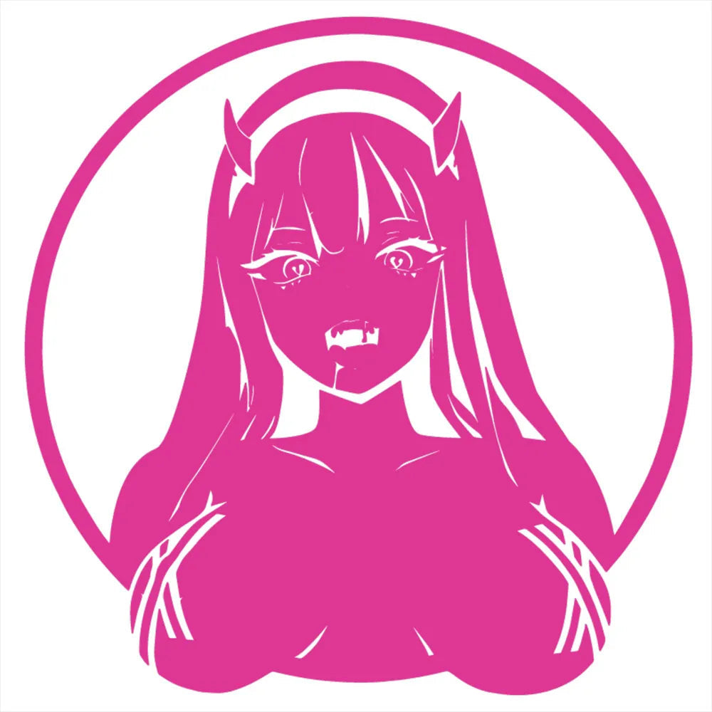 Darling In The Franxx 'Zero Two | Dripping Blood' Vinyl Car Sticker