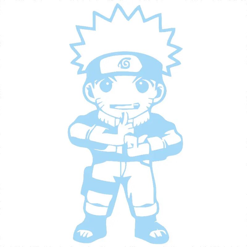Naruto 'Ninja Technique Hand Sign' Vinyl Car Sticker
