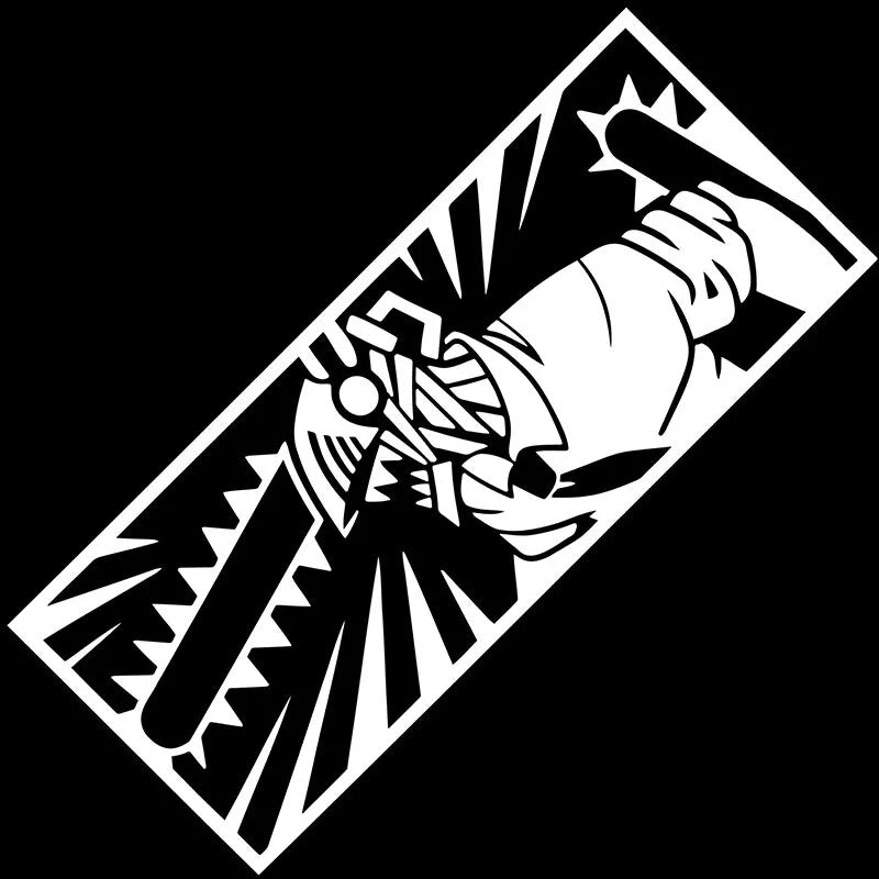 Chainsaw Man 'Denji | Ferocious' Vinyl Car Sticker