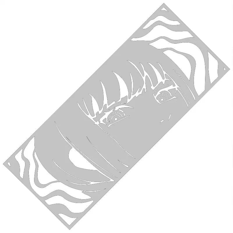 Chainsaw Man 'Makima | Spiral Eyes' Vinyl Car Peeker Sticker