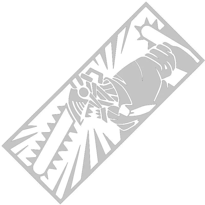 Chainsaw Man 'Denji | Ferocious' Vinyl Car Sticker