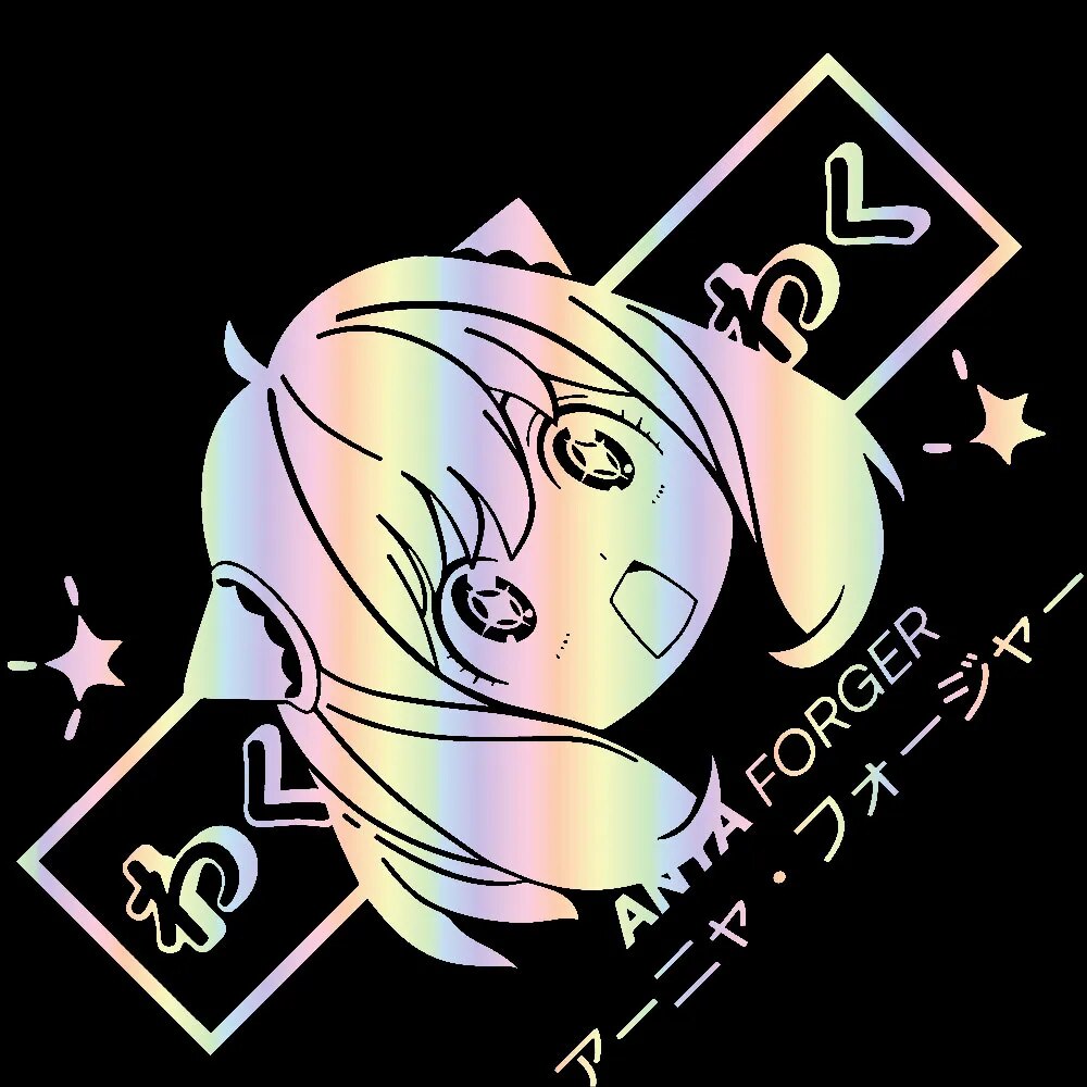 Spy x Family 'Anya Forger | Waku Waku' Vinyl Car Sticker