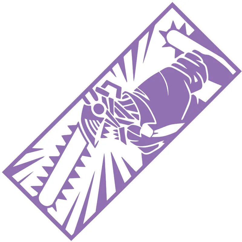 Chainsaw Man 'Denji | Ferocious' Vinyl Car Sticker