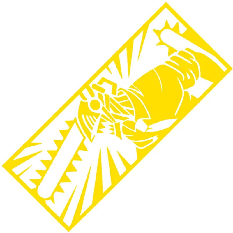 Chainsaw Man 'Denji | Ferocious' Vinyl Car Sticker