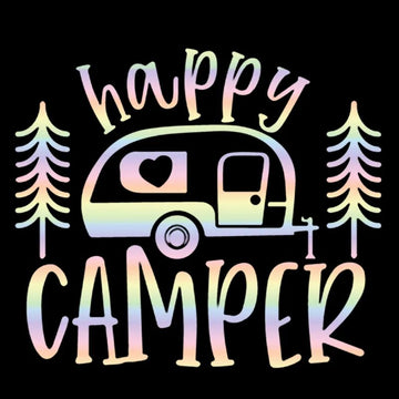 Happy Camper ‘Camping Car | 1.0’ Vinyl Car Sticker