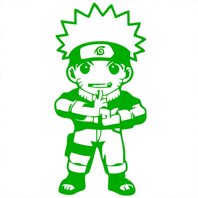 Naruto 'Ninja Technique Hand Sign' Vinyl Car Sticker