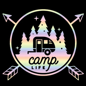 Camp Life ‘Crossed Arrows | 1.0’ Vinyl Car Sticker