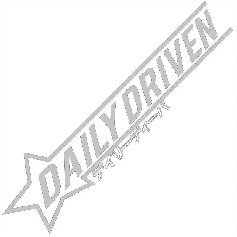 Cool 'Daily Driven' Vinyl Car Stickers