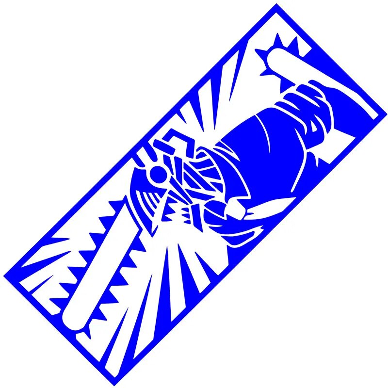 Chainsaw Man 'Denji | Ferocious' Vinyl Car Sticker