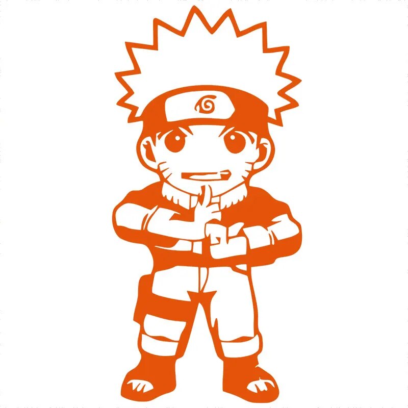 Naruto 'Ninja Technique Hand Sign' Vinyl Car Sticker