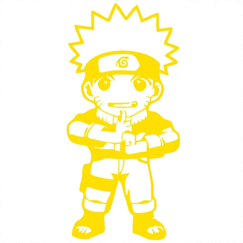 Naruto 'Ninja Technique Hand Sign' Vinyl Car Sticker