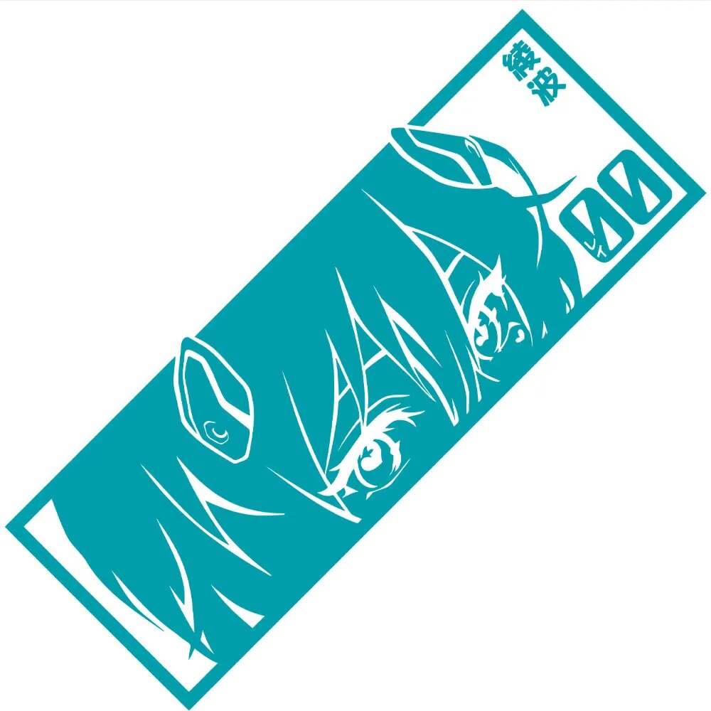 Neon Genesis Evangelion ‘Rei Ayanami | Staring’ Vinyl Car Peeker Sticker