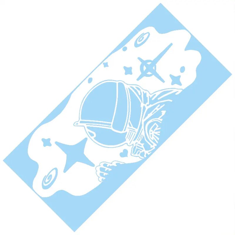 Space 'Astronaut | Praying' Vinyl Car Sticker