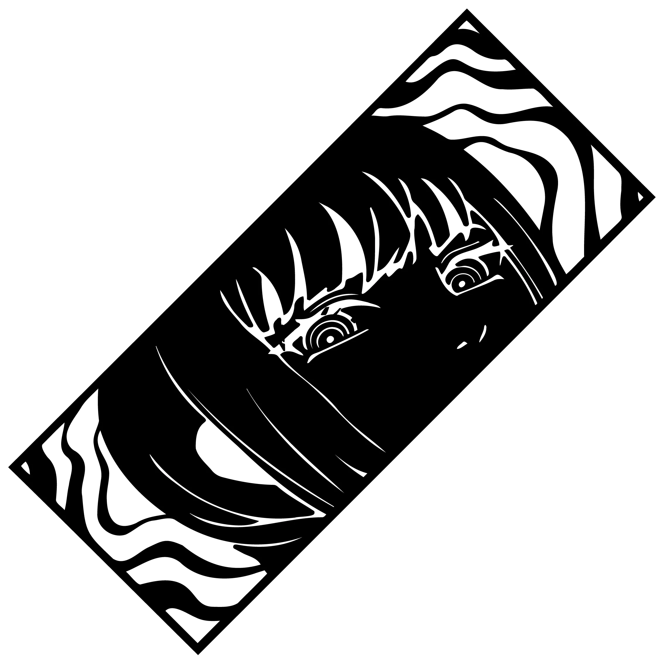 Chainsaw Man 'Makima | Spiral Eyes' Vinyl Car Peeker Sticker