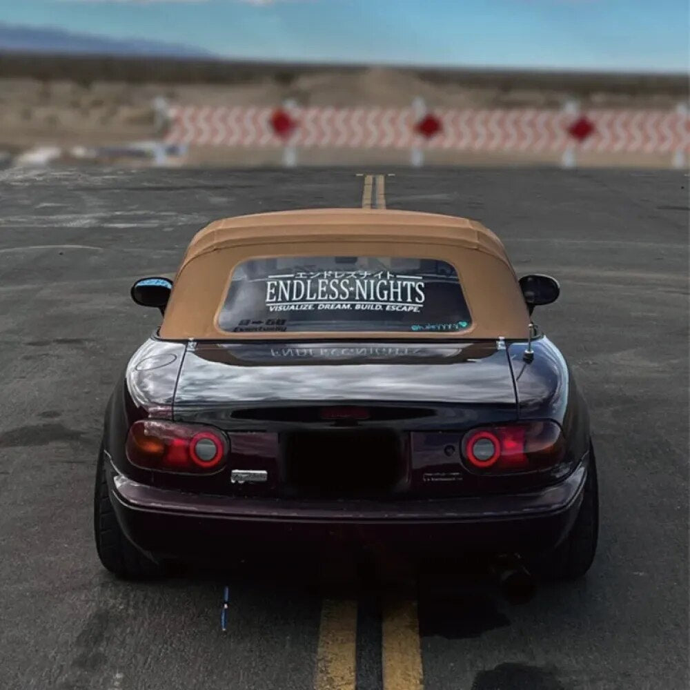 Endless Nights 'Visualize | Dream | Build | Escape' Vinyl Car Sticker