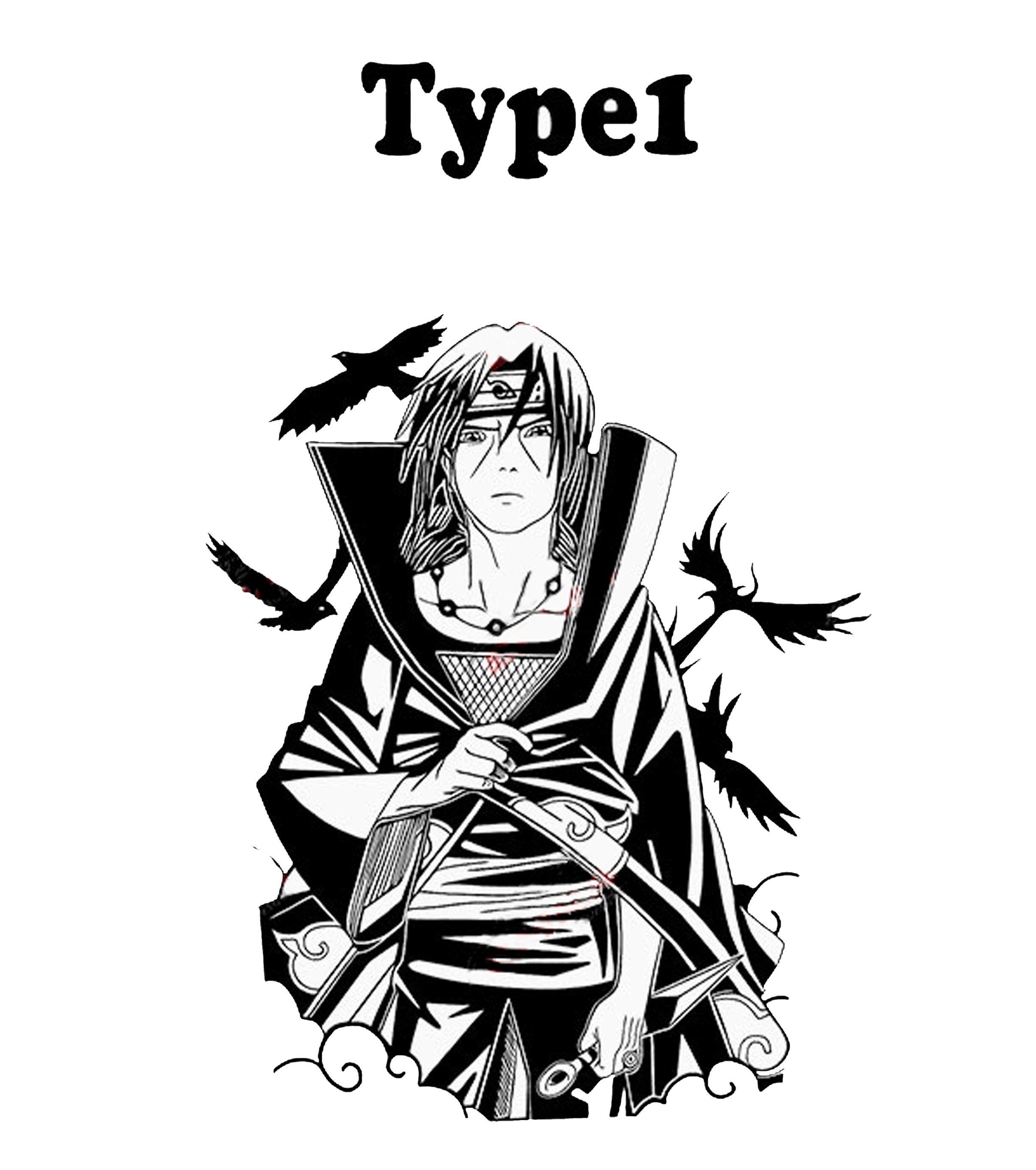 Naruto 'Uchiha Itachi | Flying Crows | 2.0' Vinyl Car Sticker