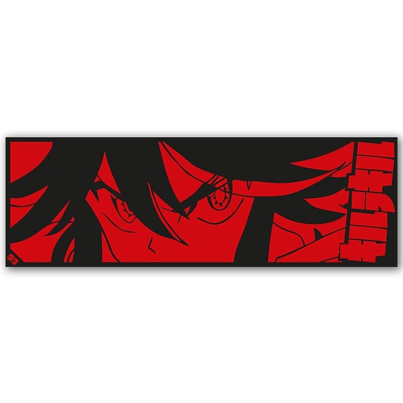 Kill la Kill 'Ryuko Matoi | Ferocious' Vinyl Car Peeker Sticker