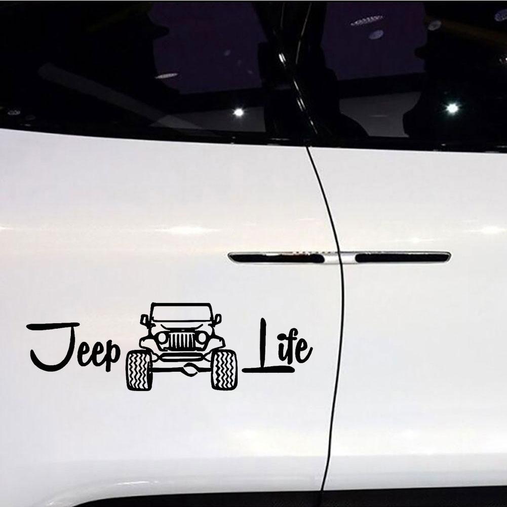 Comic 'Jeep Life | 1.0' Vinyl Car Sticker