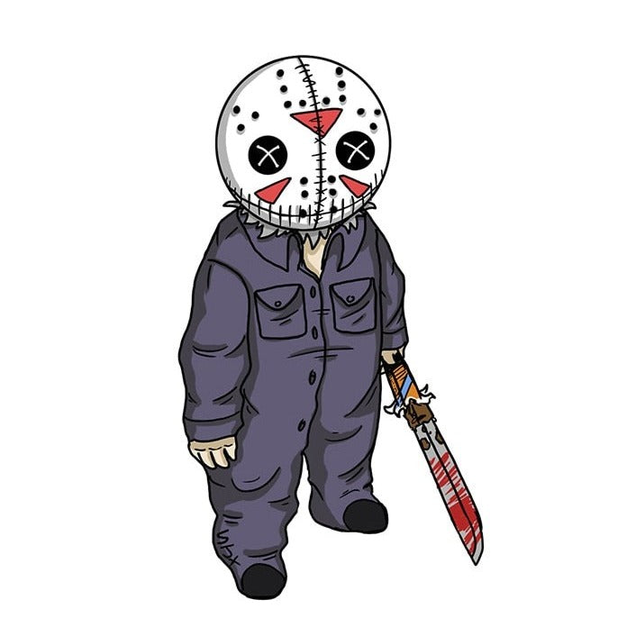 Jason Voorhees x Sam Vinyl Car Sticker