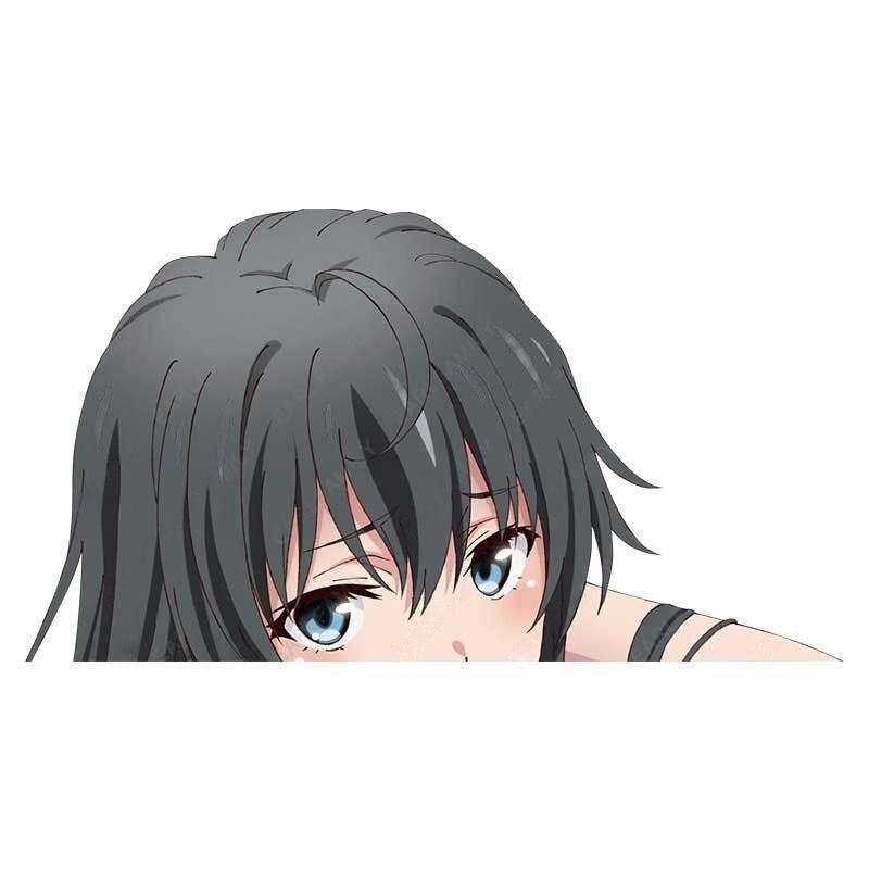 OreGairu 'Sad Yukinoshita Yukino' Vinyl Car Peeker Sticker